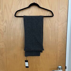 100% Cashmere Scarf | EURKEA | Charcoal Grey | NWT